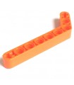 Orange Technic, Liftarm 1 x 9 Bent (7 - 3) Thick