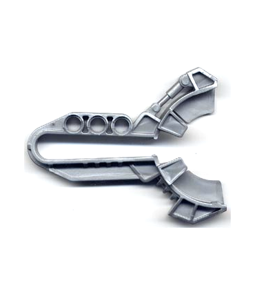 Flat Silver Bionicle Kanoka Disk Launcher (Matoran)