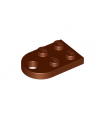 Reddish Brown Plate, Modified 3 x 2 with Hole