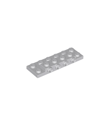 Light Bluish Gray Plate, Modified 2 x 6 x 2/3 with 4 Studs on Side