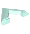 Light Aqua Wedge 6 x 8 Pointed Cutout