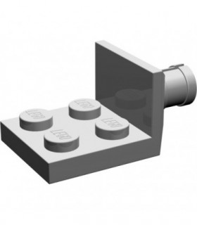 Light Gray Plate, Modified 2 x 2 with Helicopter Tail Rotor Holder