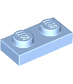 Bright Light Blue Plate 1 x 2