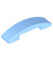 Bright Light Blue Slope, Curved 4 x 1 Double