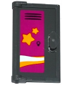 Dark Bluish Gray Door 1 x 2 x 3 with Vertical Handle (Sticker) - Set 41005