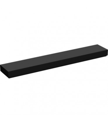 Black Tile 1 x 6