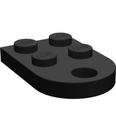 Black Plate, Modified 3 x 2 with Hole