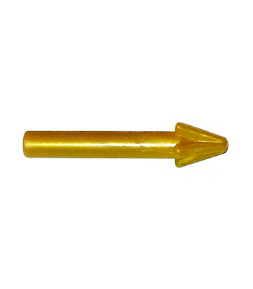 Pearl Gold Minifig, Weapon Harpoon, Smooth Shaft