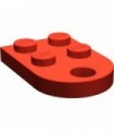 Red Plate, Modified 3 x 2 with Hole