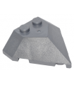 Flat Silver Wedge 4 x 4 Pointed
