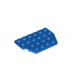 Blue Wedge, Plate 4 x 6 Cut Corners