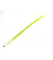Trans-Clear Hose, Flexible Ribbed with 8mm Ends, 19L with Lime Center Pattern