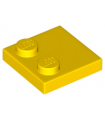 Yellow Tile, Modified 2 x 2 with Studs on Edge