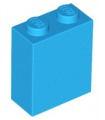 Dark Azure Brick 1 x 2 x 2 with Inside Stud Holder