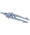 Flat Silver Minifig, Weapon Sword, Double Blade with Bar Holder (Valious)