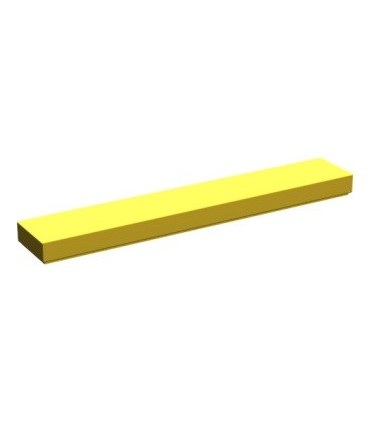 Yellow Tile 1 x 6