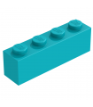 Dark Turquoise Brick 1 x 4