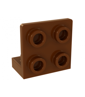 Reddish Brown Bracket 1 x 2 - 2 x 2 Inverted