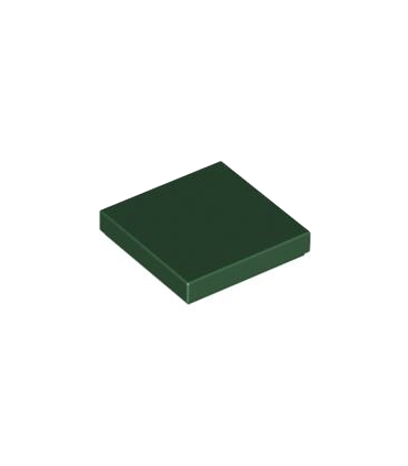 Dark Green Tile 2 x 2
