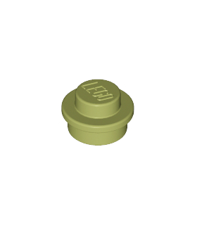 Olive Green Plate, Round 1 x 1