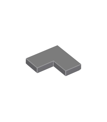 Dark Bluish Gray Tile 2 x 2 Corner