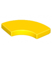 Yellow Tile, Round Corner 2 x 2 Macaroni