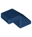 Dark Blue Slope 45 2 x 1 with Cutout without Stud