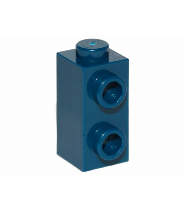 Dark Blue Brick, Modified 1 x 1 x 1 2/3 with Studs on 1 Side