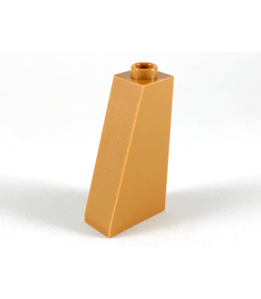 Medium Nougat Slope 75 2 x 1 x 3 - Hollow Stud