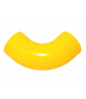 Yellow Brick, Round 1 x 1 d. 90 Degree Elbow - No Stud - Type 2 - Axle Hole