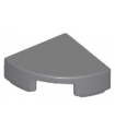 Dark Bluish Gray Tile, Round 1 x 1 Quarter
