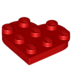 Red Plate, Round 3 x 3 Heart