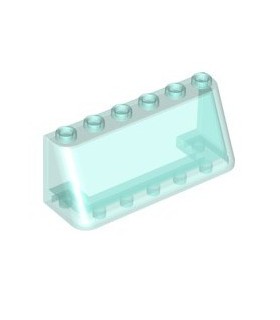 Trans-Light Blue Windscreen 2 x 6 x 2