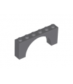 Dark Bluish Gray Brick, Arch 1 x 6 x 2 - Medium Thick Top without Reinforced Underside
