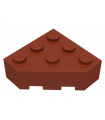 Reddish Brown Wedge 3 x 3 Facet