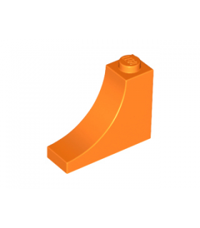 Orange Brick, Arch 1 x 3 x 2 Inverted