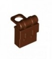Reddish Brown Minifig, Backpack Non-Opening