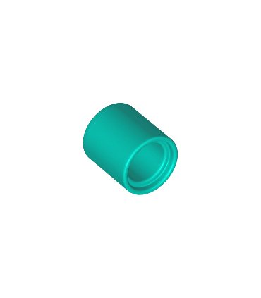 Dark Turquoise Technic, Pin Connector Round 1L