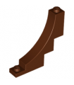 Reddish Brown Brick, Arch 1 x 5 x 4 Inverted