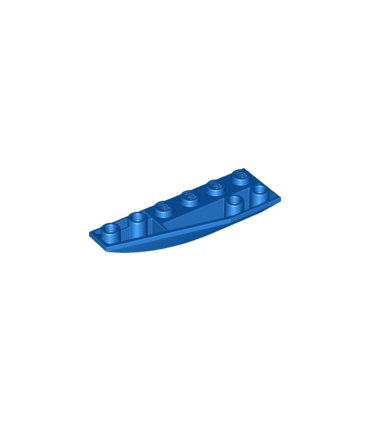 Blue Wedge 6 x 2 Inverted Left