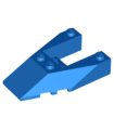 Blue Wedge 6 x 4 Cutout with Stud Notches