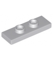 Light Bluish Gray Plate, Modified 1 x 3 with 2 Studs (Double Jumper)