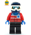 Ski Patrol Member - Female, Dark Blue Helmet