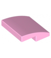 Bright Pink Slope, Curved 2 x 2
