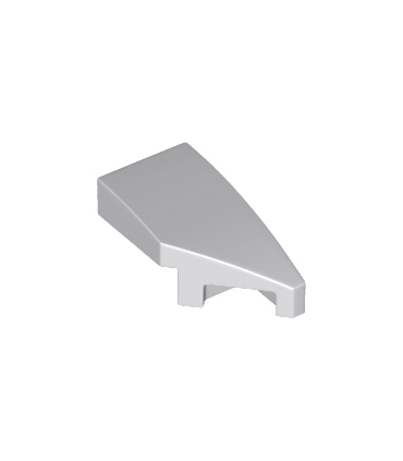 Light Bluish Gray Wedge 2 x 1 with Stud Notch Right