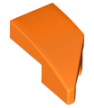 Orange Wedge 2 x 1 with Stud Notch Left