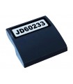 Slope, Curved 2 x 2 with License Plate 'JD60233' Pattern (Sticker) - Set 60233