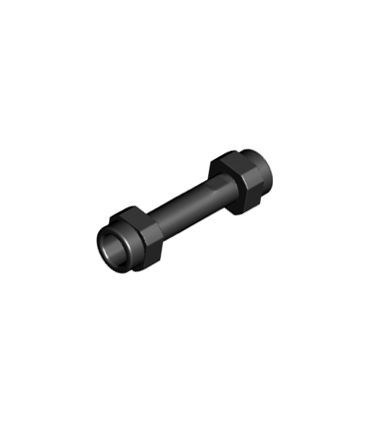 Black Minifigure, Weapon Hilt Smooth Extended