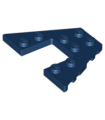 Dark Blue Wedge, Plate 4 x 6
