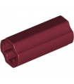 Dark Red Technic, Connector Axle 2L (Smooth with x Hole + Orientation)